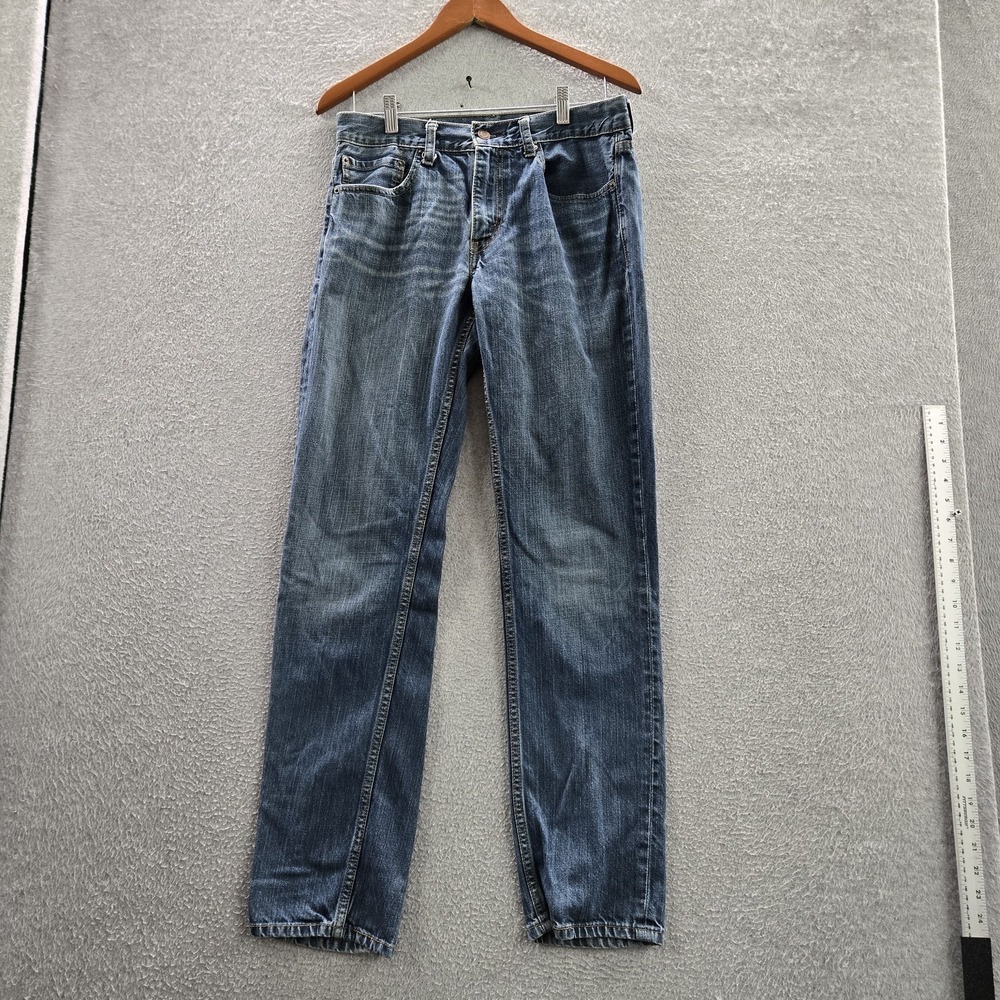 Levi's 511 Men Jeans 32X32 Blue Denim Slim Fit 31" Inseam